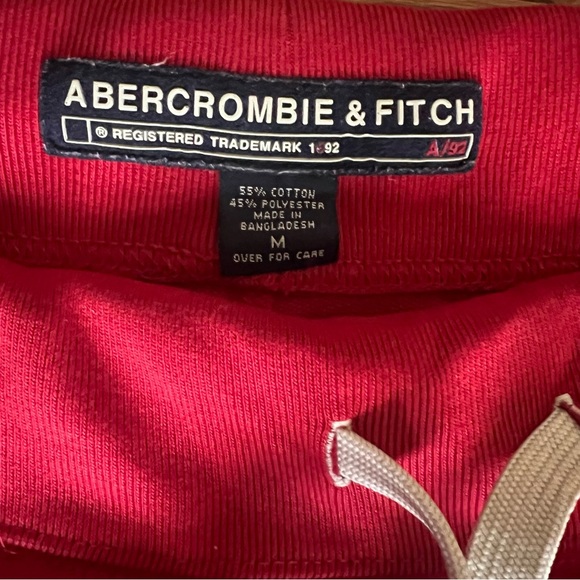 Vintage Abercrombie & Fitch Stripe Red Sweat pants - Picture 3 of 5